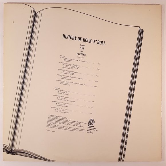 History Of Rock N Roll - Volume One The Fifties - Vinyl LP Record - Picture 2 of 4